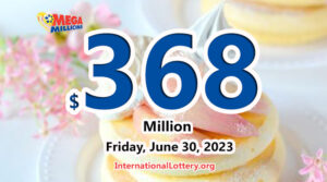 彩票滚球使得Mega Millions的奖金达到了3.68亿美元。